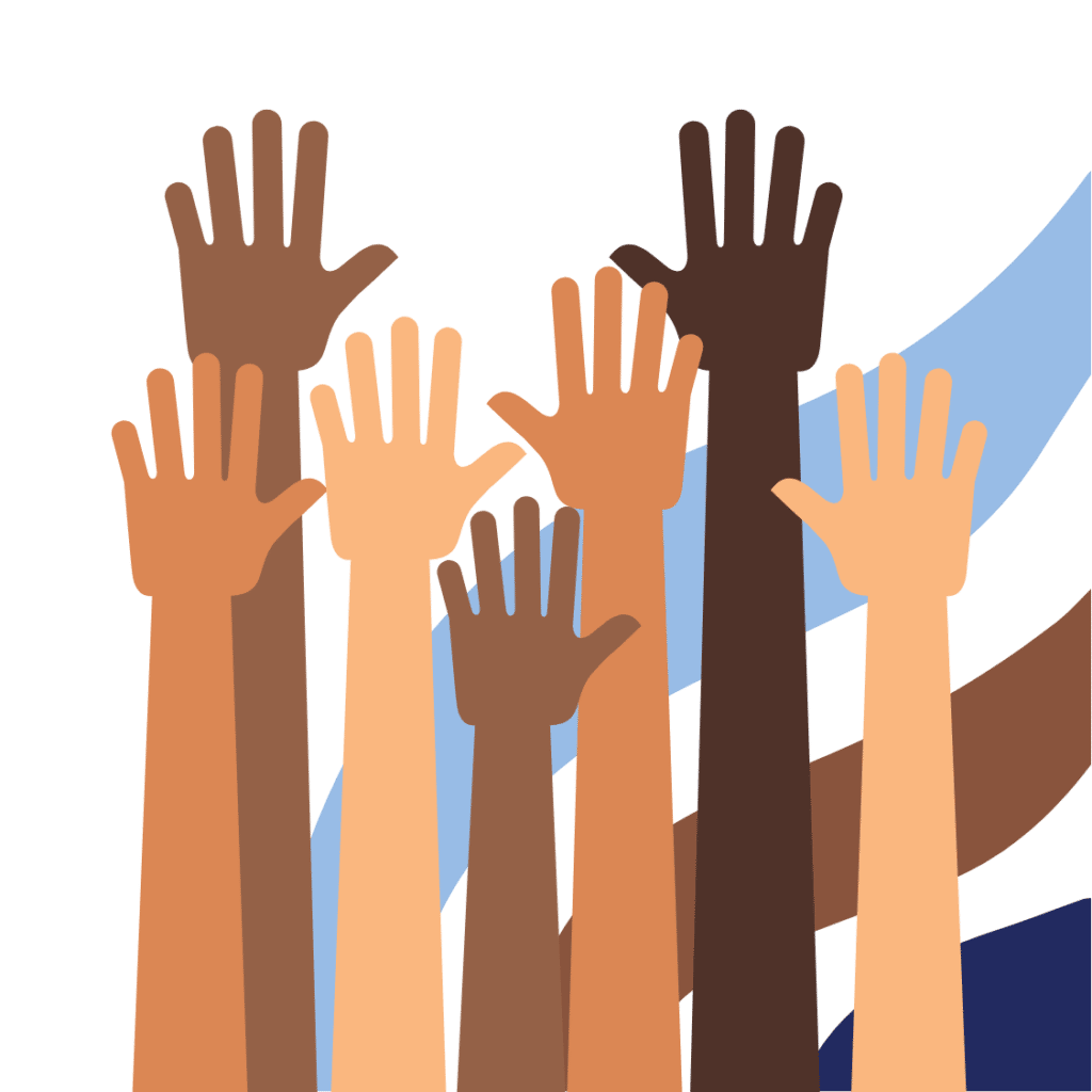 Cartoon Diverse Hands - OMH